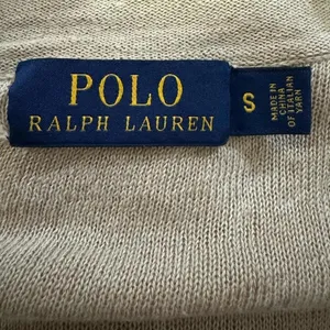 Polo‎ Ralph Lauren knit linen Sweater V-Neck Classic Preppy Pullover oversized thumbnail 2