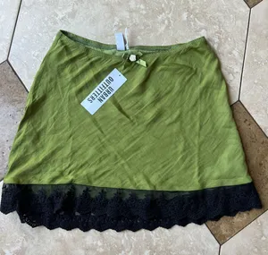 Urban Outfitters Green Lace Skirt thumbnail 1