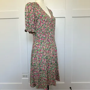 Boden Pink Floral Dress thumbnail 2
