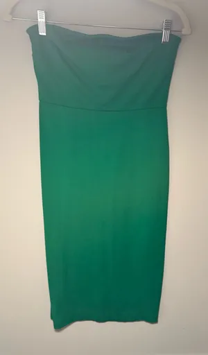 NBD Lost Paradise Strapless Midi Dress Kelly Green thumbnail 1