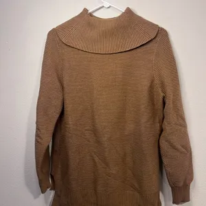 Marled Chocolate Knit Pullover Brown Size L thumbnail 3
