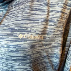 Columbia Blue Heather Slip over Athletic Top Size XL thumbnail 6