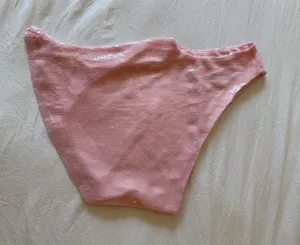Peppermayo pink sequin one shoulder top thumbnail 1