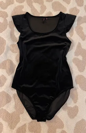 Material girl black bodysuit thumbnail 1