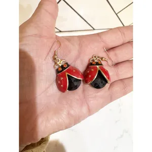 Betsey Johnson Picnic Collection ladybug earrings 2019 whimsical nature kitschy thumbnail 2