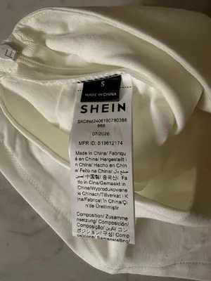 White Shein Mini Skirt with Shorts thumbnail 3