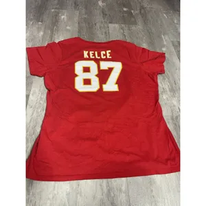 Nike Travis Kelce #87 Kansas City Chiefs‎ NFL Red Jersey Tshirt Women's XL Bag6 thumbnail 4
