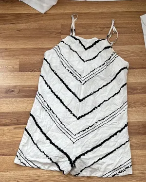 RVCA Monochrome Striped Romper medium thumbnail 1