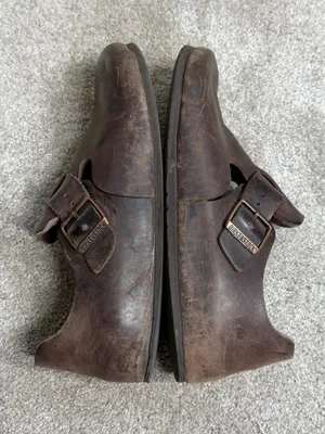 Birkenstock Women’s London Oiled Leather Shoes in Habana 43/US 12 thumbnail 8