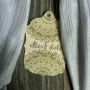 NEW Altar’d State Silver Long Sleeve Surplice Romper Size M thumbnail 4