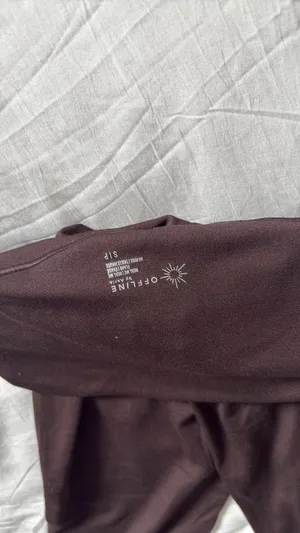 Aerie Brown Crossover Flare Leggings thumbnail 3