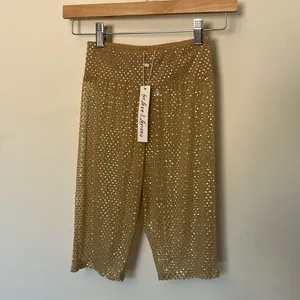 For Love & Lemons‎ Rhinestone Kiara Mesh Shorts XS - Glamorous, Sheer, NWT thumbnail 6