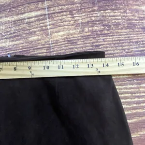 Vintage Ilyza New York Brown Pencil Skirt Size 6 Casual Office Suede Like 90s thumbnail 7