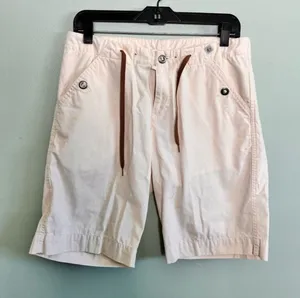 Patagonia Summer Hiking SHORTS WOMEN 6 Rhythm Bermuda DRAWSTRING poplin thumbnail 1