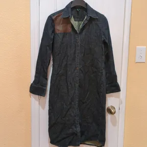 Ralph Lauren Jean Co. XS cotton denim dress. . thumbnail 3