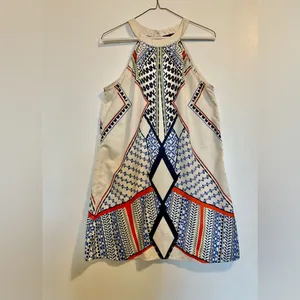 Venus Geometric Patterned Shift Dress thumbnail 3