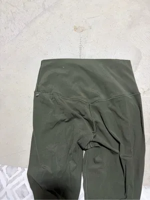 Aerie offline real me 7/8 legging hi-rise medium green thumbnail 6