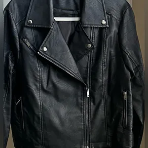 Cato Black Faux Leather Jacket thumbnail 3