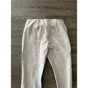Chico’s Ankle Pants Womens 0.5 US 6 Cream Ivory Pull On Ponte Slim Stretch thumbnail 8