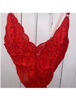 Free People HAH Cheap and Cheerful Bodysuit Blood Orange Size XS thumbnail 7