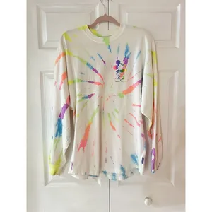 Walt Disney Size Small Spirit Shirt Las Vegas Multi Colored Tie Dye‎ Womens thumbnail 2