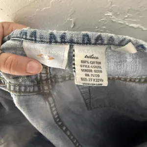 BKE Denim Jeans‎ Y2k 27x33.5 Long Blue Bootcut Casual Distressed 100% Cotton thumbnail 11