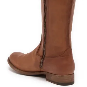 Frye Melissa Button Inside Zip Leather Boot COGNAC/BROWN Color NEW thumbnail 10