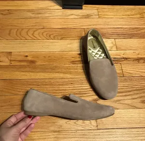 Birdies Starling Suede Leather Loafers Latte Slate comfy quilt preppy daily thumbnail 10