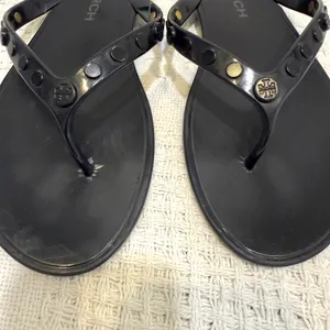 Tory Burch 10 logo studded jelly sandal flip flops 3626 thumbnail 2