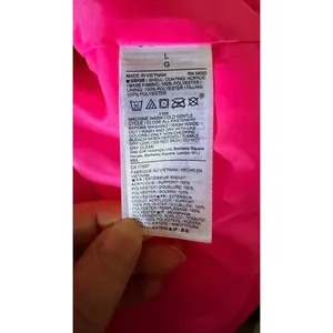 Gap Hot Pink Puffer Vest Women's Large Lightweight Quilted Snap Zip thumbnail 7