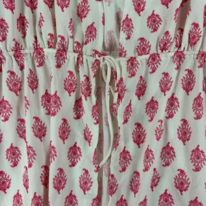 Roller Rabbit Target Pink White Block Print Swim Cover Up Dress Large New Tags thumbnail 10
