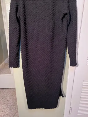 Dolan Left Coast Collection Womens Sz Small Extreme Length Textured Duster Black thumbnail 9