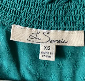 Les Serein Sleeveless Blouse Green Size XS thumbnail 3