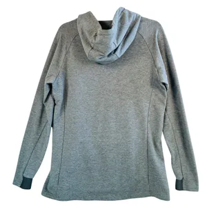 Nike Gymshark Women's Medium Gray Pullover Hoodie Logo Athleisure‎ Gorpcore Cozy thumbnail 2