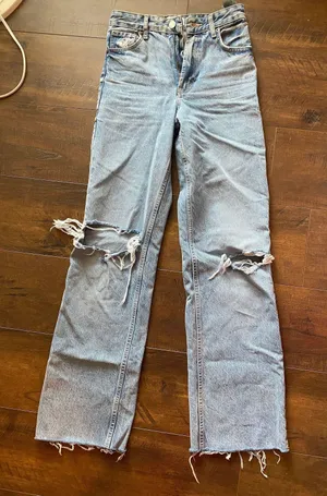 ZARA Wide Leg jeans thumbnail 1