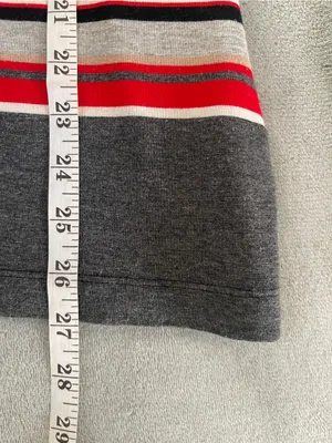 ST. JOHN square neck striped lightweight sweater luxury resort classic old money thumbnail 9