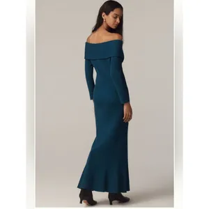 Anthropologie Off-Shoulder Slim Sweater Dress thumbnail 5