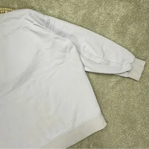 Lululemon Perfectly Oversized Crew Neck Sweatshirt Cotton Terry Lavender Dew 6 thumbnail 9