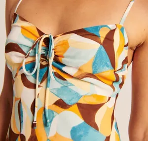 Abercrombie | Cinch Front Slip Mini Dress thumbnail 7