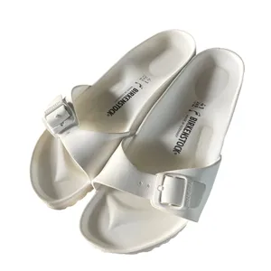 Birkenstock Madrid EVA Slide Sandals Womens 41 White Minimalist Waterproof Beach thumbnail 1