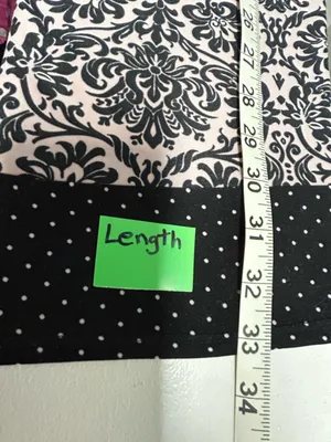 Black Damask Print Pink Short Sleeve Dress thumbnail 5