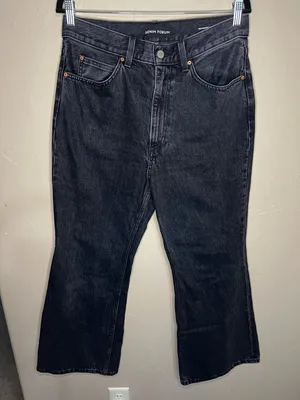 Denim Forum Aritzia Black The Marlene 60’s‎ High Rise Flare Jeans thumbnail 2
