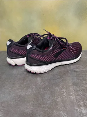 Brooks Ghost 12 Women's Running Shoes Black/Fuchsia Size 10B thumbnail 9