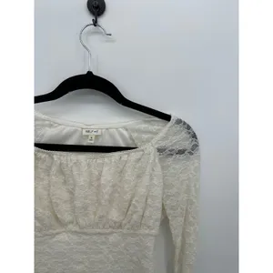 Y2K Lace Babydoll Top Fairy Whimsigoth Bratz Sheer Grunge Dainty Women Sz M‎ thumbnail 5