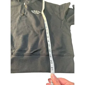 Old Navy SoComfy Oversized Logo Half-Zip Sweatshirt Gray Sz M NWT thumbnail 6