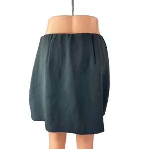 Abercrombie & Fitch Women's Black High Waisted Straight Mini Skirt Skort Size M thumbnail 4