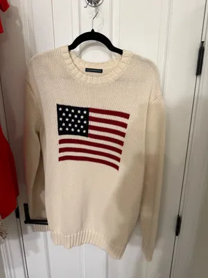 Brandy Melville American Flag Sweater thumbnail 2