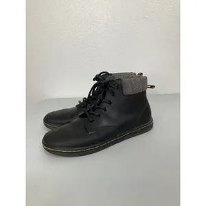 Dr. Martens Maelly Black Leather Herringbone Collar Boots Womens 9‎ US L JY004 thumbnail 3