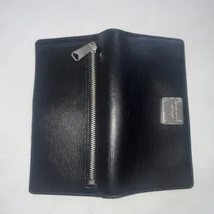 Lauren Ralph Lauren Sloan Sleek Street Slim‎ Bifold Designer Wallet Black Snap thumbnail 8