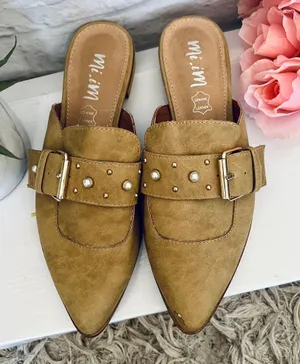 Mi’iM Nile Leather Mules thumbnail 1